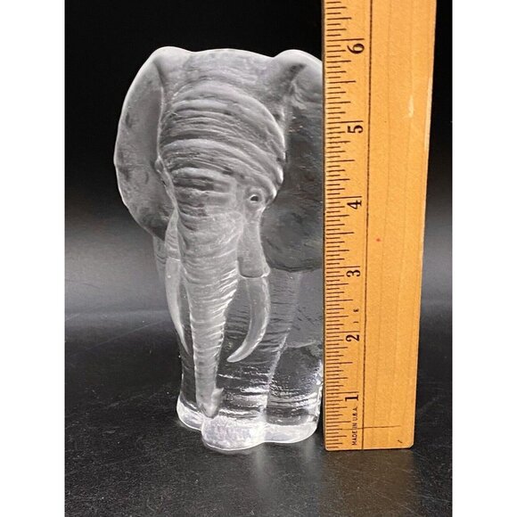 Mats Jonasson Elephant 6” Glass Figure - Picture 7 of 7